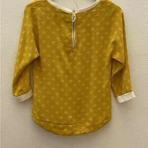Anthropologie Maeve Women's Yellow Blouse size 6